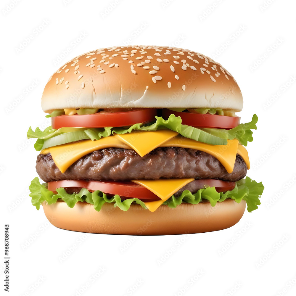 A hamburger with a hamburger on it and a picture of a hamburger A hamburger with a hamburger on it and a picture of a hamburger