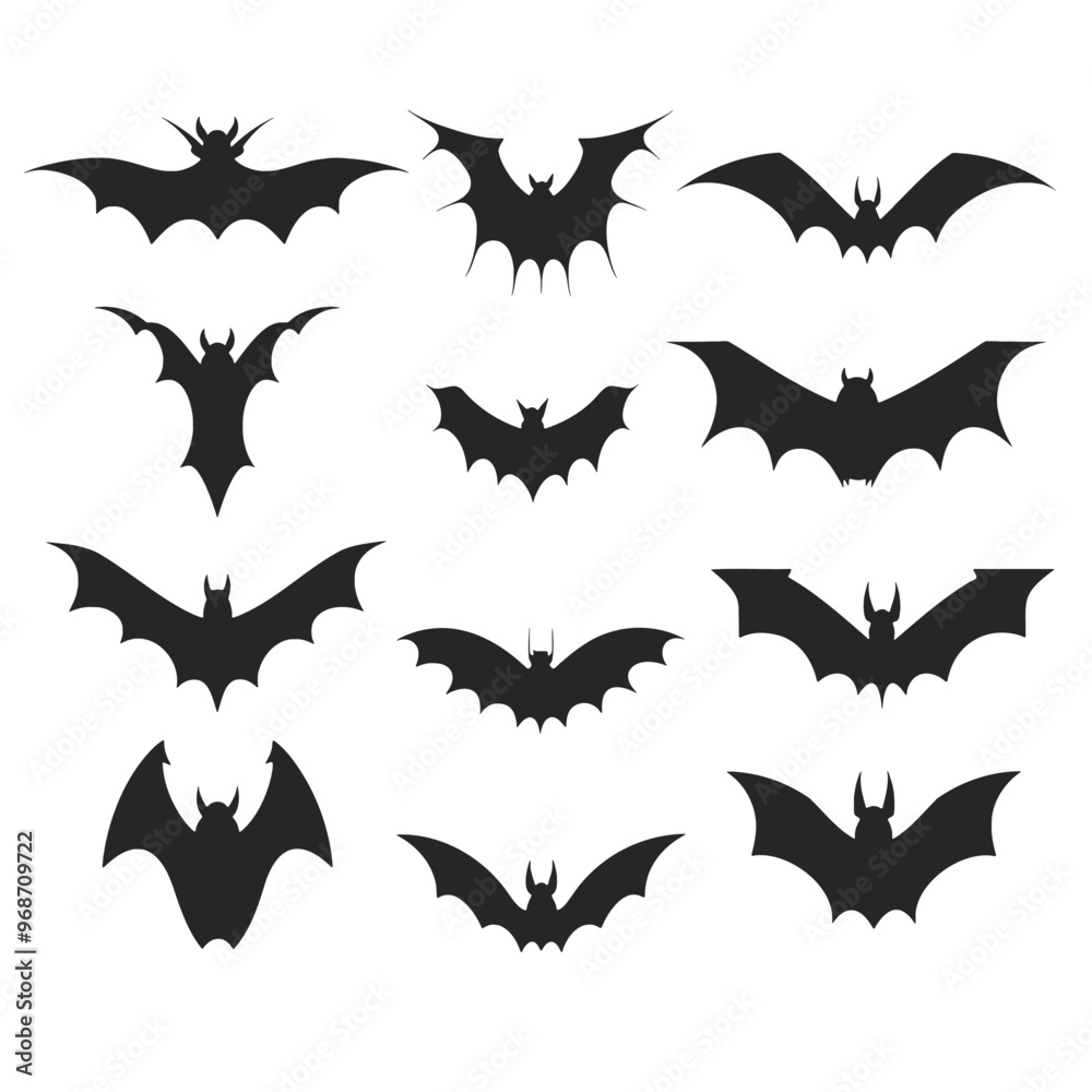 Bat Silhouette vector Bat Silhouette vector