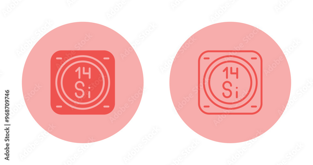 Silicon Vector Icon Silicon Vector Icon