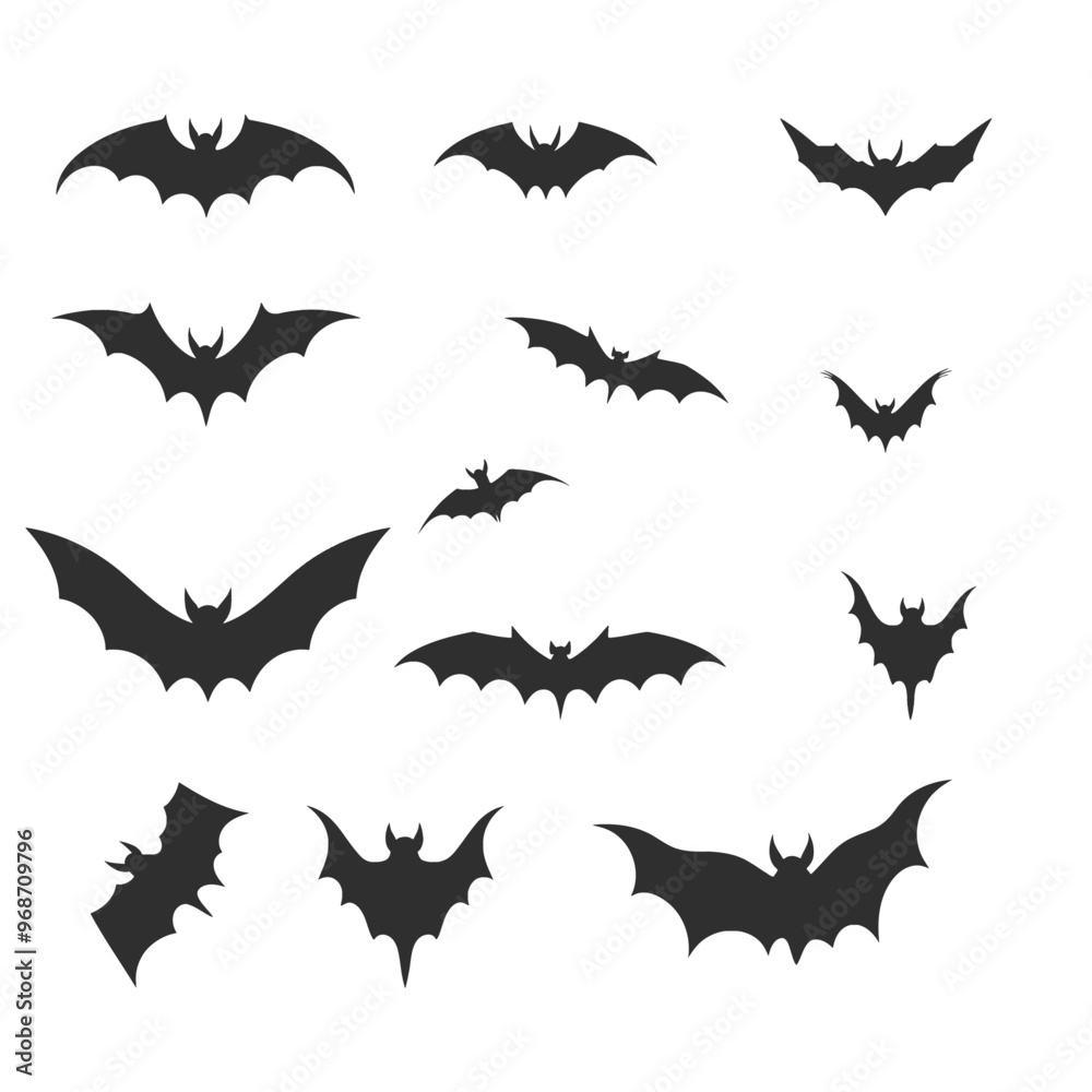 Fototapeta premium Bat Silhouette vector