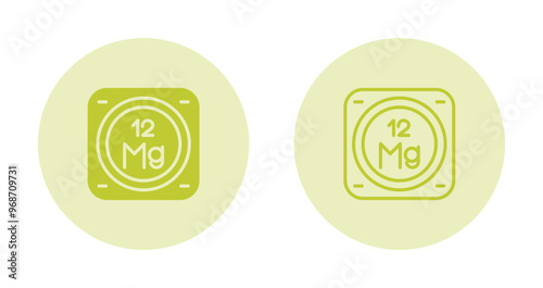 Magnesium Vector Icon