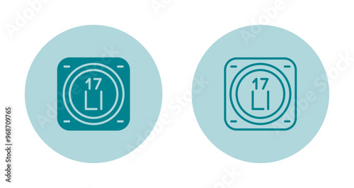 Chlorine Vector Icon