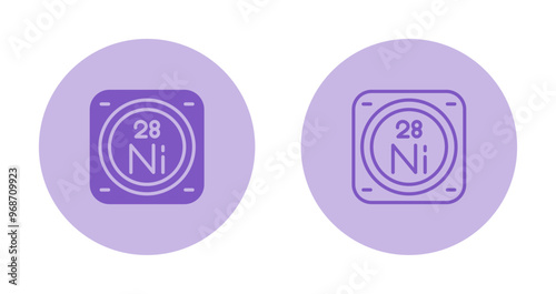 Nickel Vector Icon