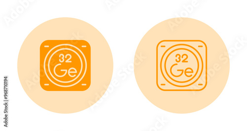 Chemical Element Vector Icon