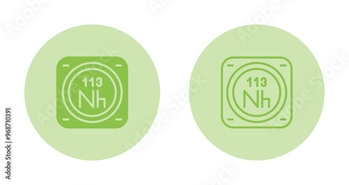 Chemical Element Vector Icon