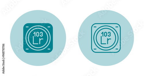 Chemical Element Vector Icon