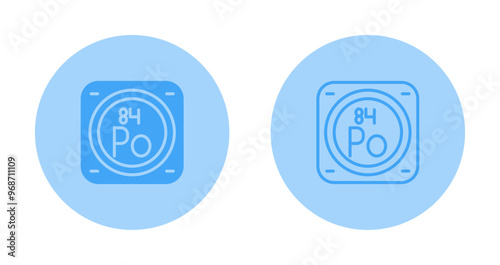Chemical Element Vector Icon