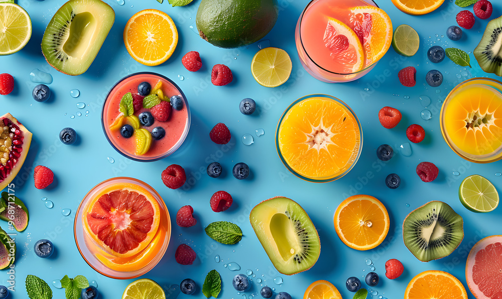 fruits and vegetable herbal concept for background or 2d illustrator cartoon. fruits and vegetable herbal concept for background or 2d illustrator cartoon.