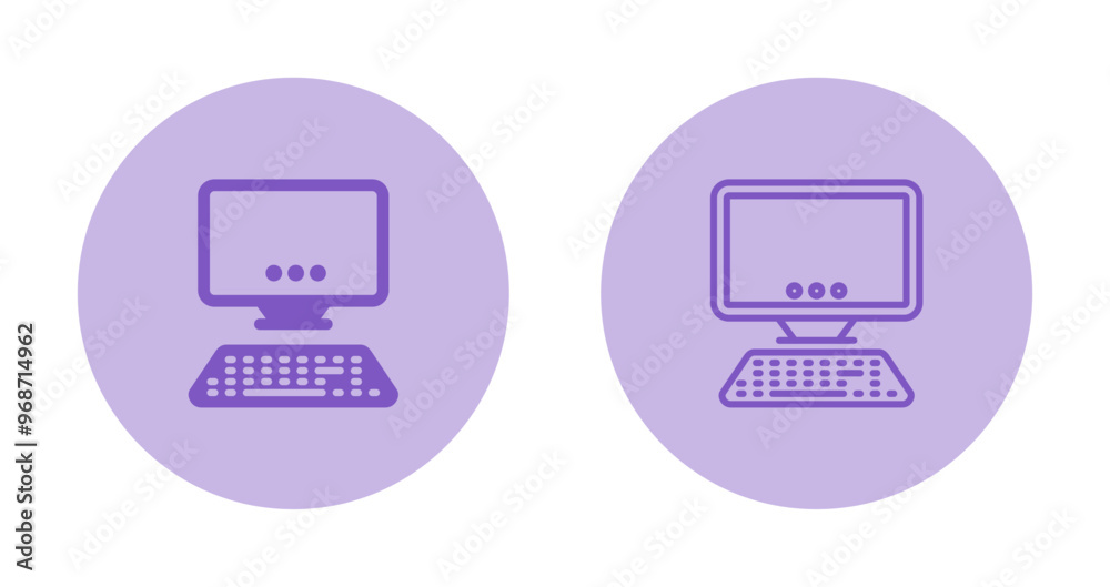 Desktop Vector Icon