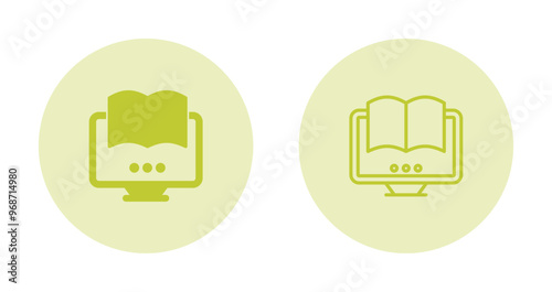 Manual Book Vector Icon