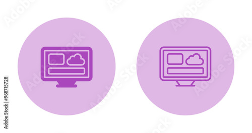 Desktop Vector Icon
