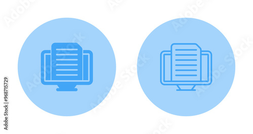 Desktop Vector Icon