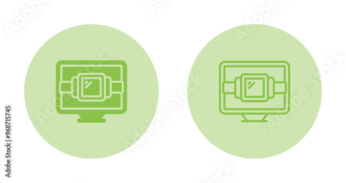 Desktop Vector Icon