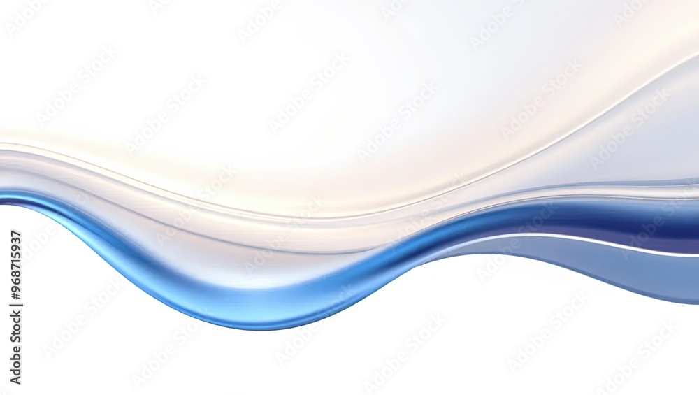 Abstract Blue Wave Backgroun Abstract Blue Wave Backgroun