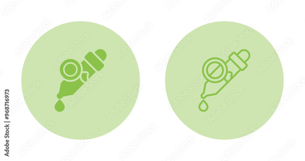 Blocked Droper Vector Icon Blocked Droper Vector Icon