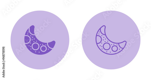 Moon Vector Icon