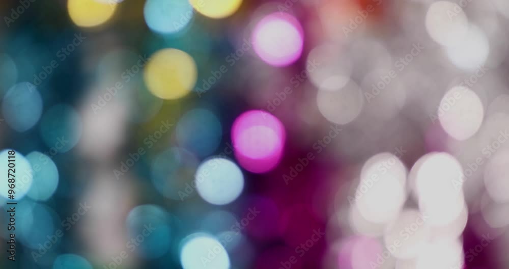 Bokeh effect on shiny decorations. Illuminating. Bokeh effect on shiny decorations. Illuminating.