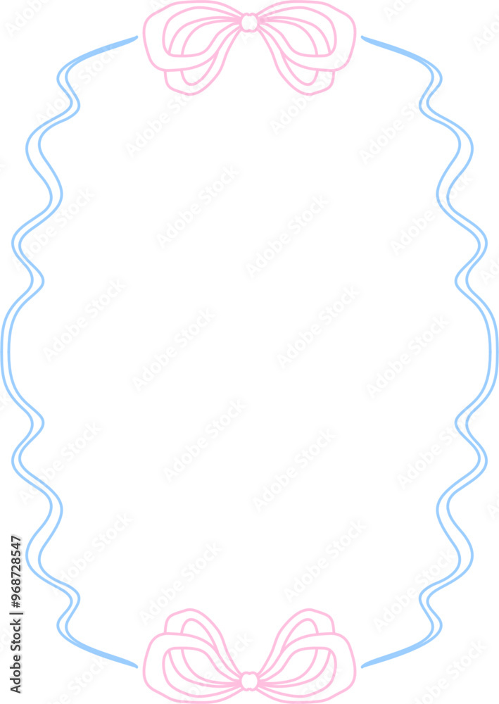 Coquette Frame for Wedding Party Invitation Coquette Frame for Wedding Party Invitation