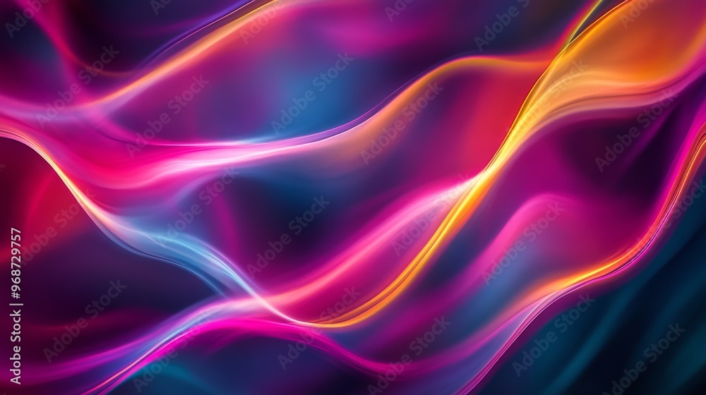 Colorful abstract waves in motion Colorful abstract waves in motion