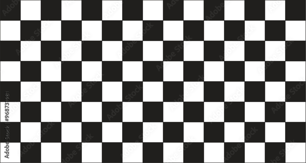 black and white checkered vector illustration