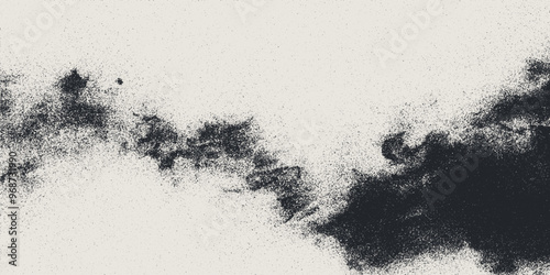 Halftone grunge dot pattern texture background vector illustration