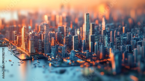 AI-powered digital twins of cities for real-time urban planning: A digital copy of a city where AI simulates various scenarios for better city management and growth. #968735798