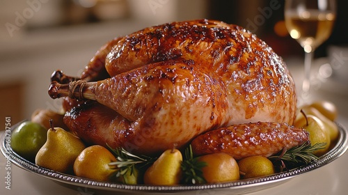 The Perfect Roasted Turkey: A Holiday Table Masterpiece photo