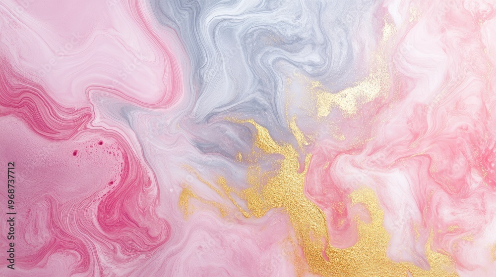 Abstract marble texture with pink, gold, and silver hues, creating a soft, pastel-like background. No people. No logo. Abstract marble texture with pink, gold, and silver hues, creating a soft, pastel-like background. No people. No logo.