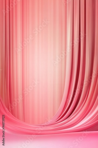 Wallpaper Mural Pink Draped Curtains Stage Background Torontodigital.ca