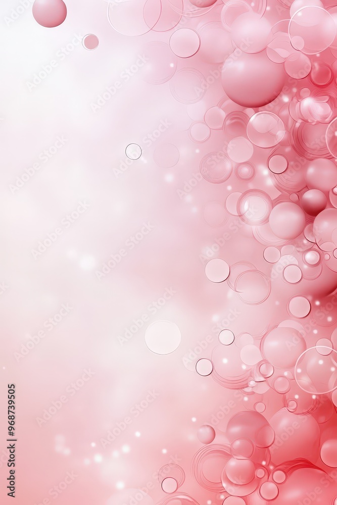 Abstract Pink Bubbles Background Abstract Pink Bubbles Background
