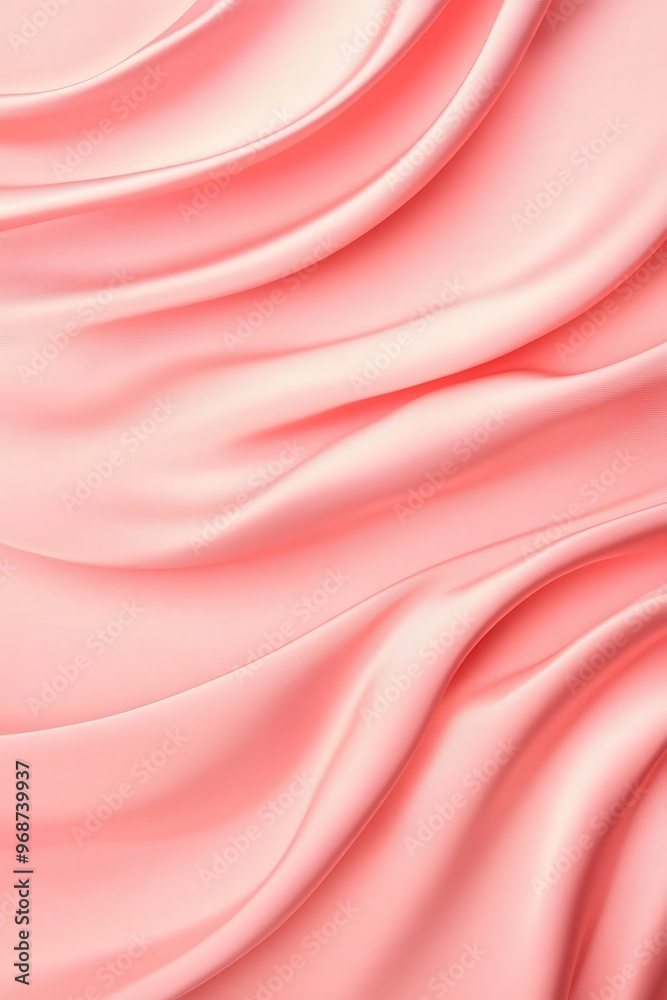 Obraz premium Abstract Pink Silk Fabric Draped Background