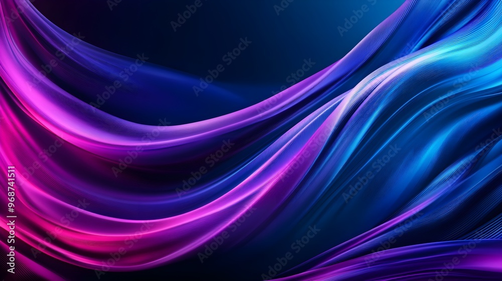 Mesmerizing swirls in blue and purple tones, evoking a tranquil and mystical mood, Holographic effect, Fluid shapes, Smooth transitions Mesmerizing swirls in blue and purple tones, evoking a tranquil and mystical mood, Holographic effect, Fluid shapes, Smooth transitions