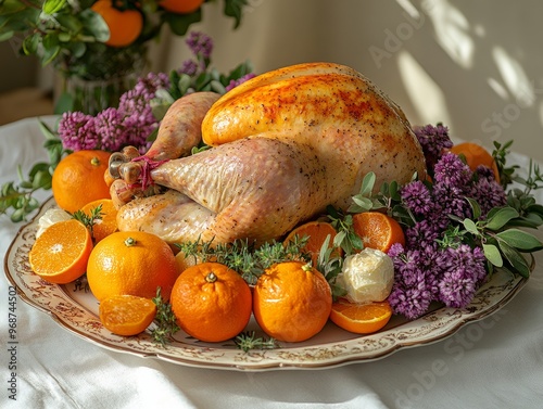 The Perfect Roasted Turkey: A Holiday Table Masterpiece photo