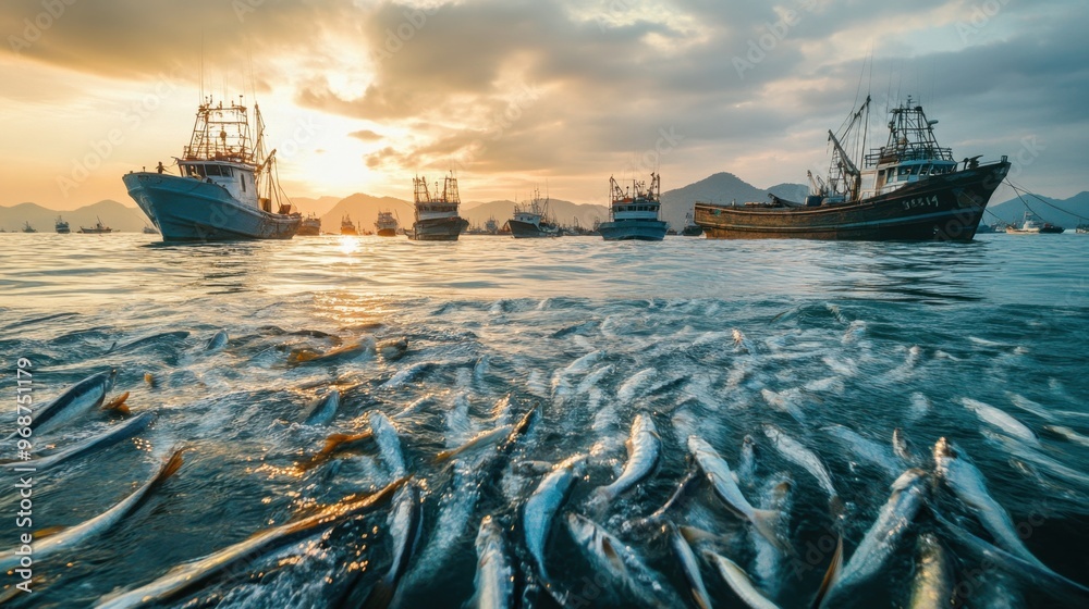 Overuse Fish Consequences of overfishing on aquatic species dramatic drop in fish ...