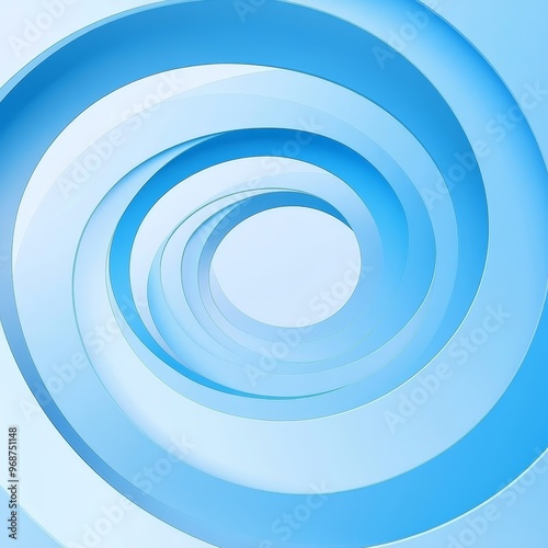 标题：A fashionable blue Circular arc line white background that is both trendy and eye - catching.The blue hue gives a sense of elegance and the circular arc shape adds a unique touch. This backgrou