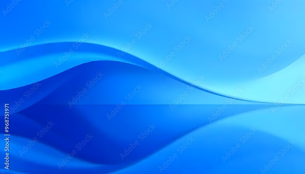 Blue abstract background with soft curves. swirling, blue wave with translucent ripples. Blue abstract background with soft curves. swirling, blue wave with translucent ripples.