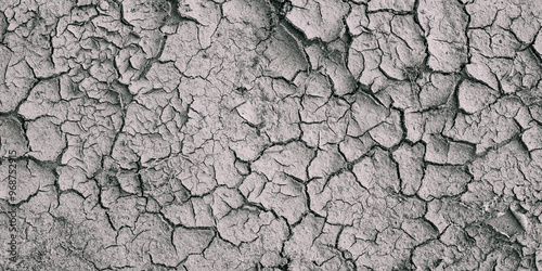 Background Dry Cracked Soil Dirt Or Earth During Drought. Dry Cracked Earth Depicting Severe Drought Conditions