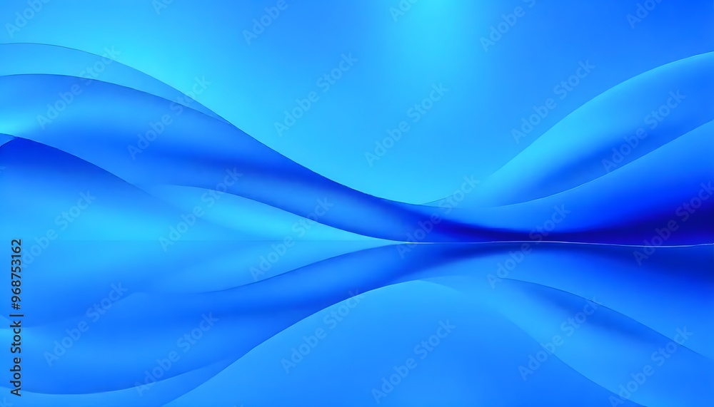 Blue abstract background with soft curves. swirling, blue wave with translucent ripples. Blue abstract background with soft curves. swirling, blue wave with translucent ripples.
