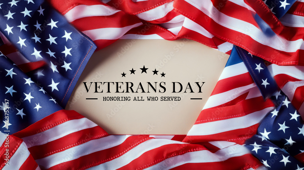 American Flag Background For Veterans Day. Show Your Appreciation For Our Service Members. American Flag Background For Veterans Day. Show Your Appreciation For Our Service Members.