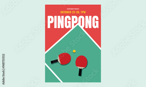 Ping Pong Championship Flyer Design