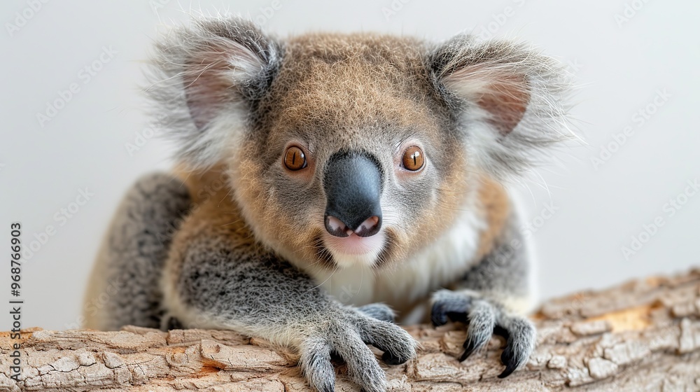 Naklejka premium koala isolated on white background 