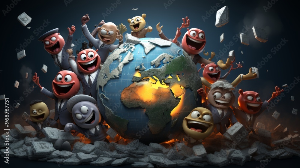 Fototapeta premium International Anti Corruption Day 9 December Generative AI