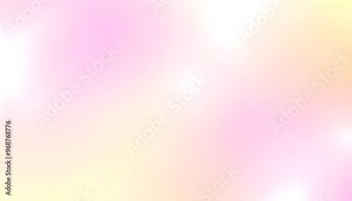 Soft gradient background with pastel colors. soft, blurred gradient transitioning from pink to yellow.