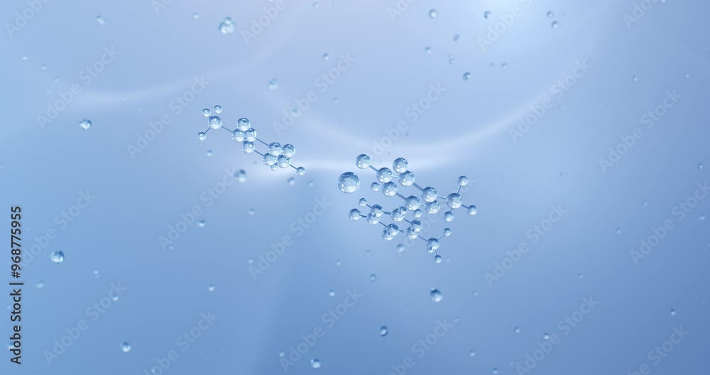 custom made wallpaper toronto digitalFerric maltol rotating molecular structure, 3d model of molecule, accrufer, looped video