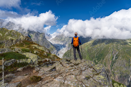 Schweiz Wallis Aletscharena
