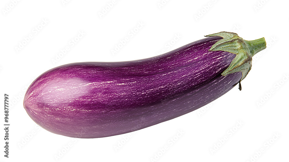 custom made wallpaper toronto digitalA whole eggplant, the surface texture of the eggplant stands out against the transparent background