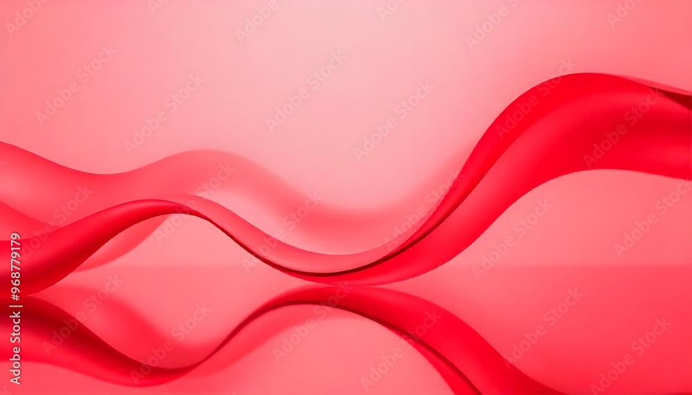 Red abstract background with soft curves and reflect swirling, red liquid reflecting on a smooth surface. Red abstract background with soft curves and reflect swirling, red liquid reflecting on a smooth surface.