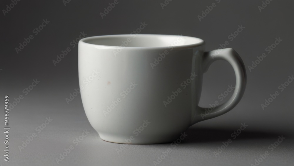 Fototapeta premium homelike mug with tea on a white background