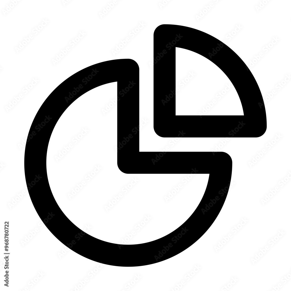 Pie Chart Icon Linear Style Pie Chart Icon Linear Style