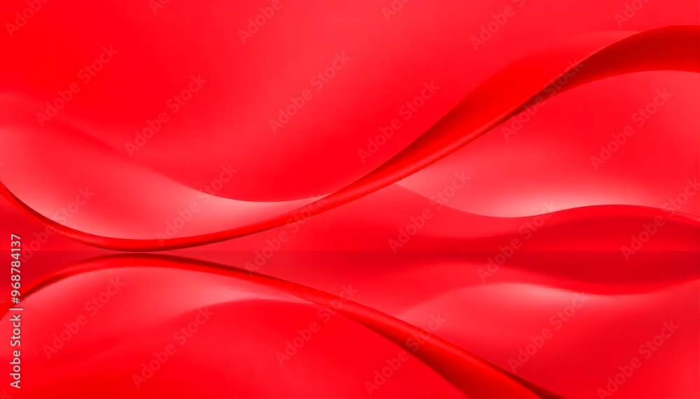 Red abstract background with soft curves and reflect swirling, red liquid reflecting on a smooth surface. Red abstract background with soft curves and reflect swirling, red liquid reflecting on a smooth surface.